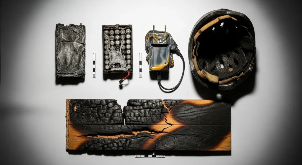 evidence used in lithium-ion battery fire injury claims